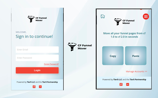 CF Funnel Mover  from Chrome web store to be run with OffiDocs Chromium online