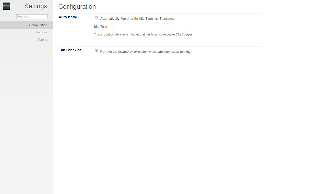 Chaff  from Chrome web store to be run with OffiDocs Chromium online