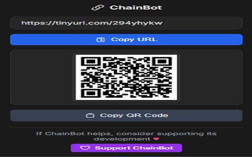 ChainBot  from Chrome web store to be run with OffiDocs Chromium online