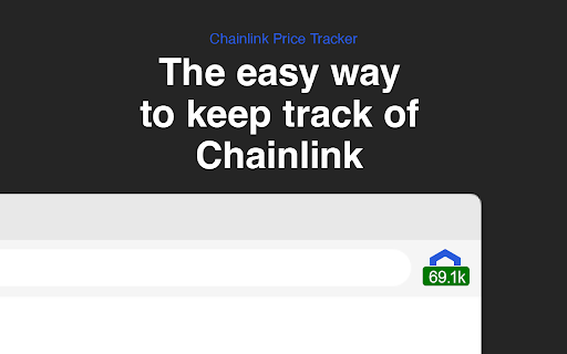 Chainlink Price Tracker  from Chrome web store to be run with OffiDocs Chromium online