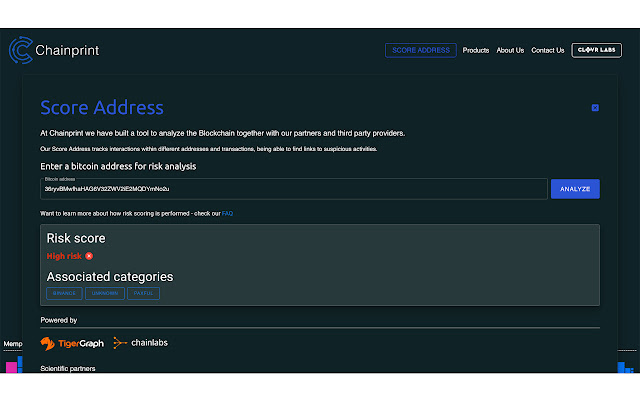 Chainprint  from Chrome web store to be run with OffiDocs Chromium online