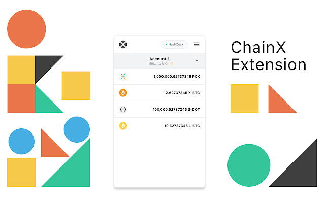 ChainX extension  from Chrome web store to be run with OffiDocs Chromium online