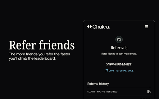 Chakra Scout  from Chrome web store to be run with OffiDocs Chromium online
