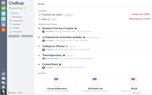Chalkup  from Chrome web store to be run with OffiDocs Chromium online