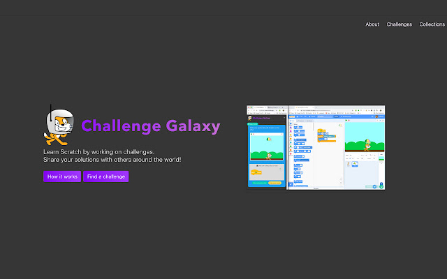Challenge Galaxy  from Chrome web store to be run with OffiDocs Chromium online