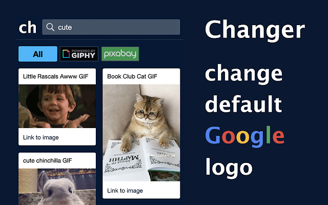 Changer change google logo  from Chrome web store to be run with OffiDocs Chromium online
