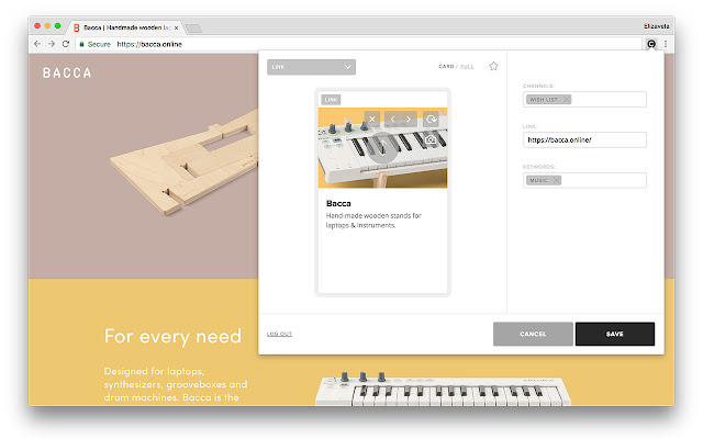 Channelkit 2.0  from Chrome web store to be run with OffiDocs Chromium online