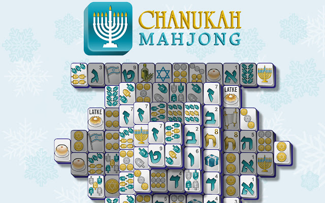 Chanukah Mahjong uit de Chrome-webwinkel om te worden uitgevoerd met OffiDocs Chromium online