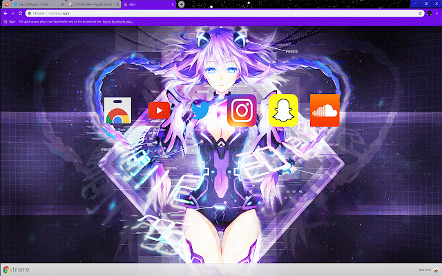 CHAN WITH BLUE EYES (HYPERDIMENSION NEPTUNIA)  from Chrome web store to be run with OffiDocs Chromium online
