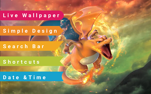 Charizard Pokemon Live Wallpaper  from Chrome web store to be run with OffiDocs Chromium online