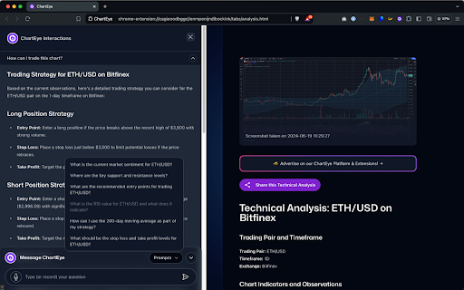ChartEye  from Chrome web store to be run with OffiDocs Chromium online