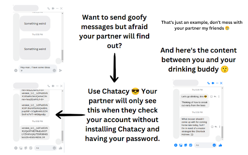Chatacy  from Chrome web store to be run with OffiDocs Chromium online