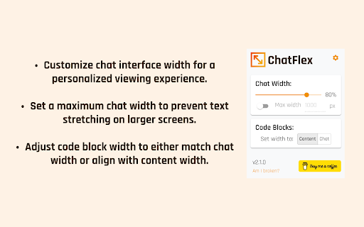 ChatFlex  from Chrome web store to be run with OffiDocs Chromium online