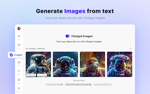 Chatgot Free DeepSeek R1 AI Assistant  from Chrome web store to be run with OffiDocs Chromium online