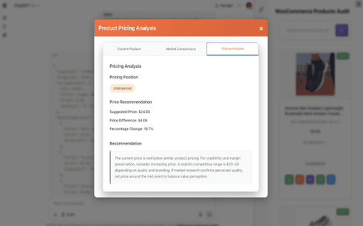 ChatGPT and WooCommerce Integration by Sharkdropship  from Chrome web store to be run with OffiDocs Chromium online