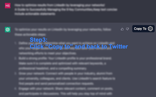 ChatGPT Assistant For Twitter™  from Chrome web store to be run with OffiDocs Chromium online