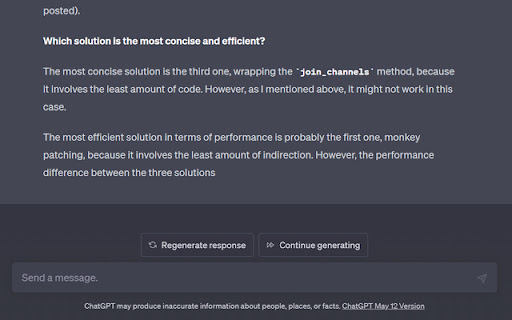ChatGPT Auto continue Generating  from Chrome web store to be run with OffiDocs Chromium online