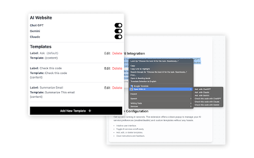Chat GPT Dialog  from Chrome web store to be run with OffiDocs Chromium online