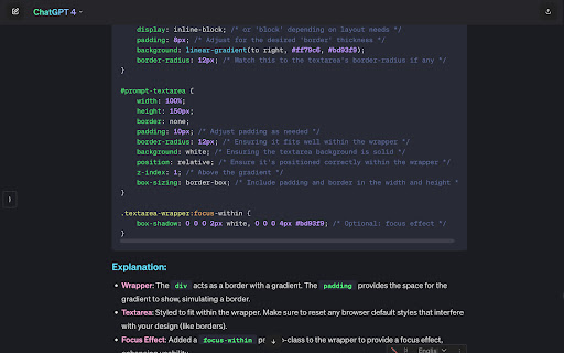 ChatGPT Dracula Custom Theme  from Chrome web store to be run with OffiDocs Chromium online