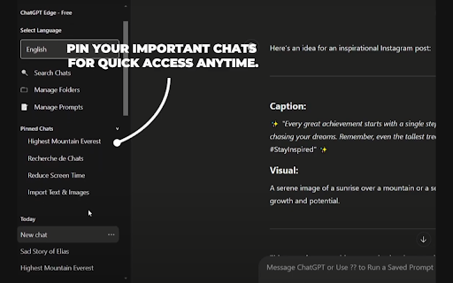 ChatGPT Edge  from Chrome web store to be run with OffiDocs Chromium online