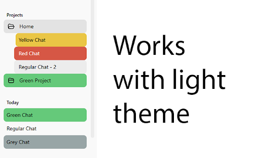 ChatGPT: Favorites  Color Highlighter for Projects  Chats  from Chrome web store to be run with OffiDocs Chromium online