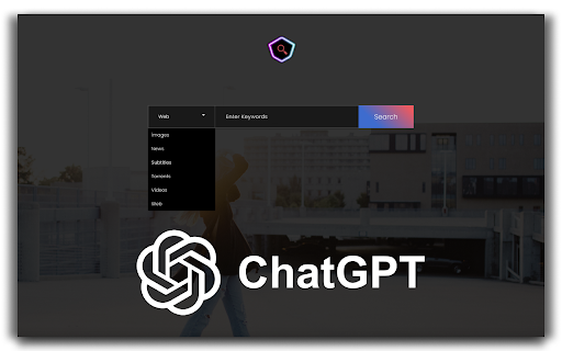ChatGPT for Web Search Tab  from Chrome web store to be run with OffiDocs Chromium online