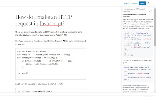ChatGPT for Wordpress  from Chrome web store to be run with OffiDocs Chromium online