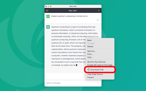 ChatGPT Helper. Quick Access Download from Chrome web store to be run with OffiDocs Chromium online ChatGPT Helper. Quick Access Download from Chrome web store to be run with OffiDocs Chromium online