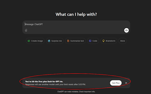 ChatGPT Limit Remover  from Chrome web store to be run with OffiDocs Chromium online