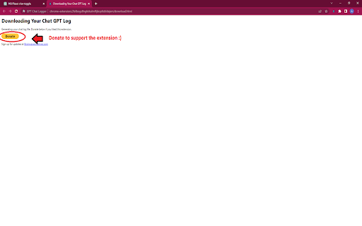 Chat GPT Logger  from Chrome web store to be run with OffiDocs Chromium online