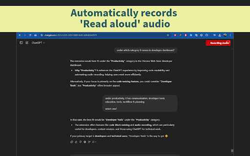 ChatGPT Mint  from Chrome web store to be run with OffiDocs Chromium online