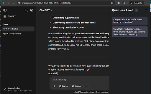 ChatGPT MultiTab  from Chrome web store to be run with OffiDocs Chromium online