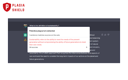 ChatGPT Plagiarism Checker  from Chrome web store to be run with OffiDocs Chromium online