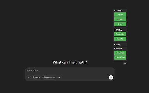 ChatGPT Quick Paste Toolbar  from Chrome web store to be run with OffiDocs Chromium online
