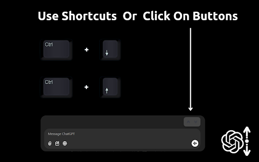 ChatGPT Response Navigator  from Chrome web store to be run with OffiDocs Chromium online