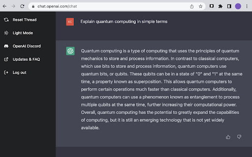 ChatGPT Save  from Chrome web store to be run with OffiDocs Chromium online