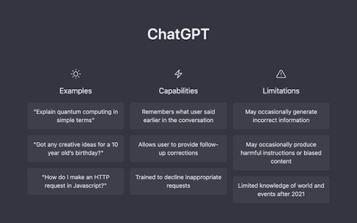 ChatGPT Screenshot  from Chrome web store to be run with OffiDocs Chromium online