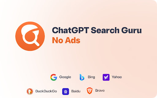 ChatGPT Search Guru. No ads  from Chrome web store to be run with OffiDocs Chromium online