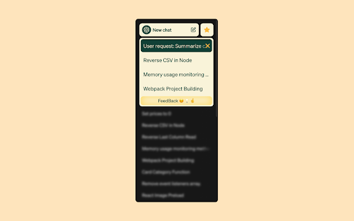 ChatGPT Sugar Tone, Language, Fav Chats  from Chrome web store to be run with OffiDocs Chromium online