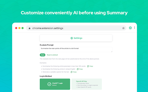 ChatGPT Summary summarize assistant  from Chrome web store to be run with OffiDocs Chromium online