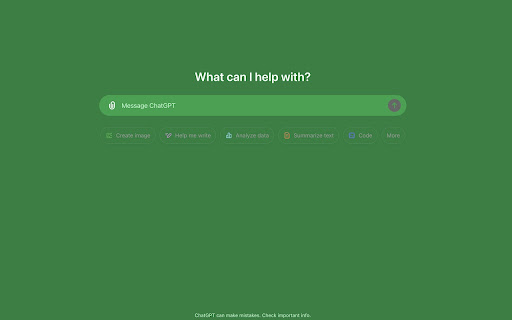 ChatGPT Themes  from Chrome web store to be run with OffiDocs Chromium online