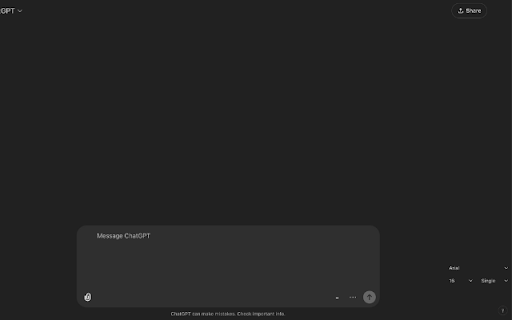 ChatGPT Tiny UI  from Chrome web store to be run with OffiDocs Chromium online