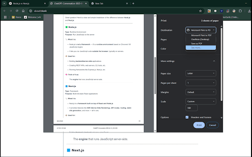 ChatGPT to PDF converter  from Chrome web store to be run with OffiDocs Chromium online