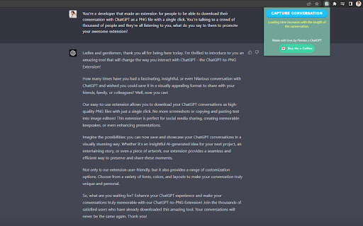 ChatGPT to PNG from Chrome web store to be run with OffiDocs Chromium online ChatGPT to PNG from Chrome web store to be run with OffiDocs Chromium online