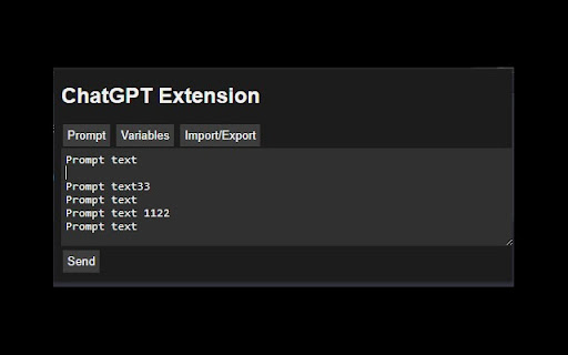 ChatGPT VarExt  from Chrome web store to be run with OffiDocs Chromium online