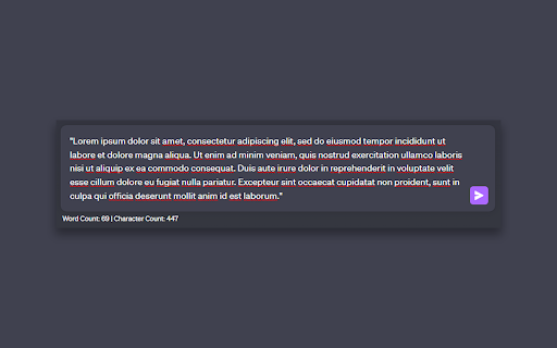 ChatGPT word counter  from Chrome web store to be run with OffiDocs Chromium online