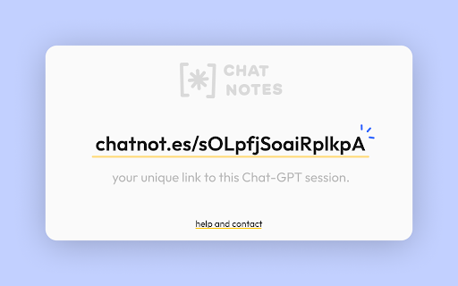 ChatNotes  from Chrome web store to be run with OffiDocs Chromium online