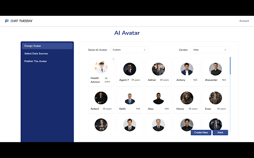 ChatTuesday.com Customized Data. Empower with Gen AI Platform  from Chrome web store to be run with OffiDocs Chromium online