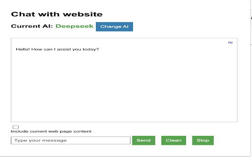 Chat with website from Chrome web store to be run with OffiDocs Chromium online Chat with website from Chrome web store to be run with OffiDocs Chromium online