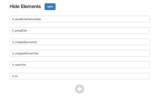 ক্রোম ওয়েব স্টোর থেকে ChatWorkHideElements অনলাইনে OffiDocs Chromium এর সাথে চালানো হবে